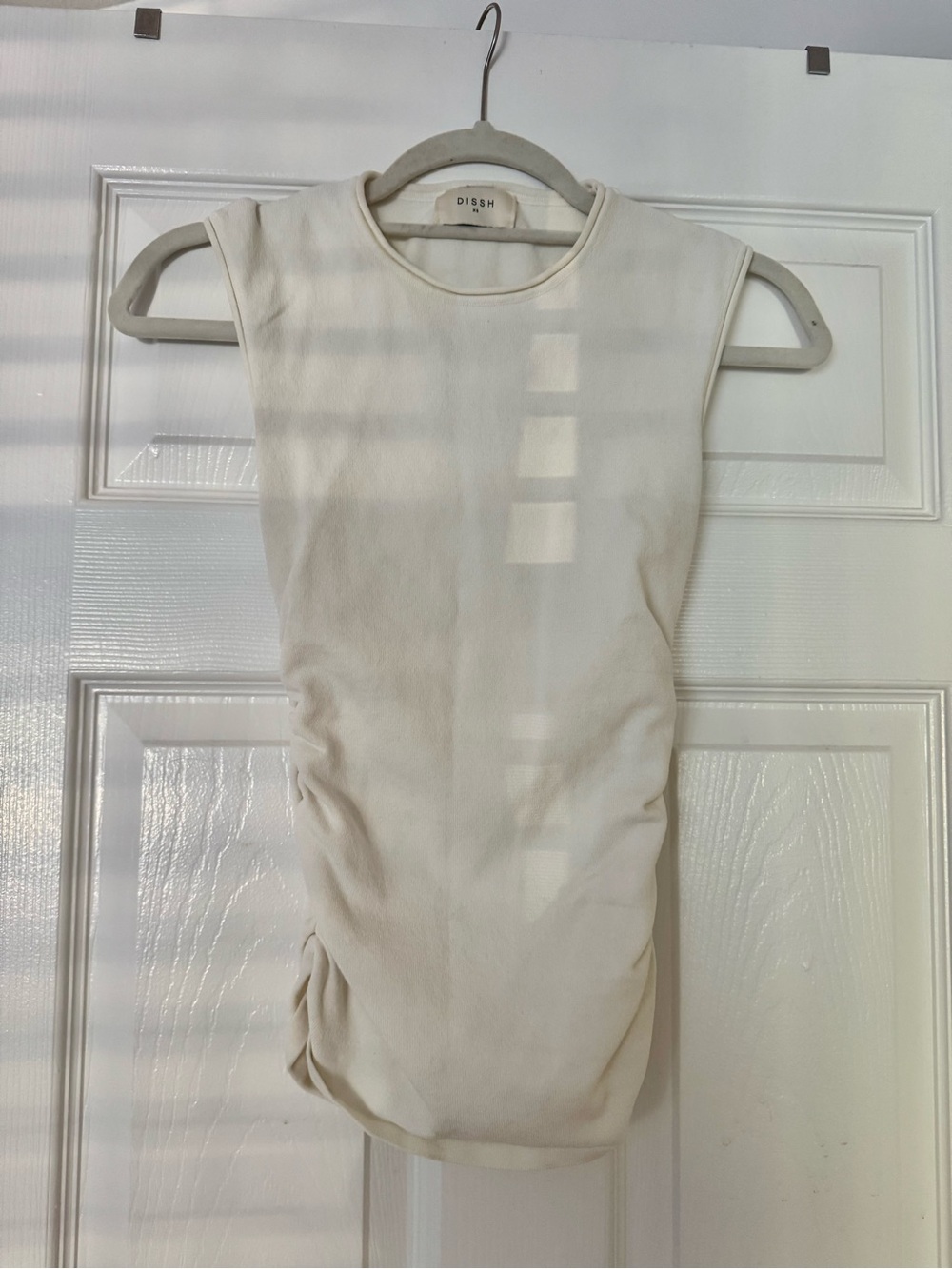 DISSH Cream Sleeveless Tank Top